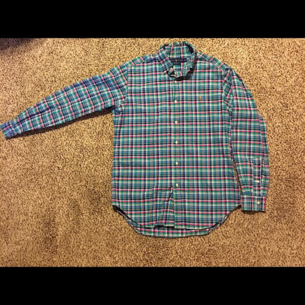 Polo Ralph Lauren Men’s Plaid Vintage Button Up- M